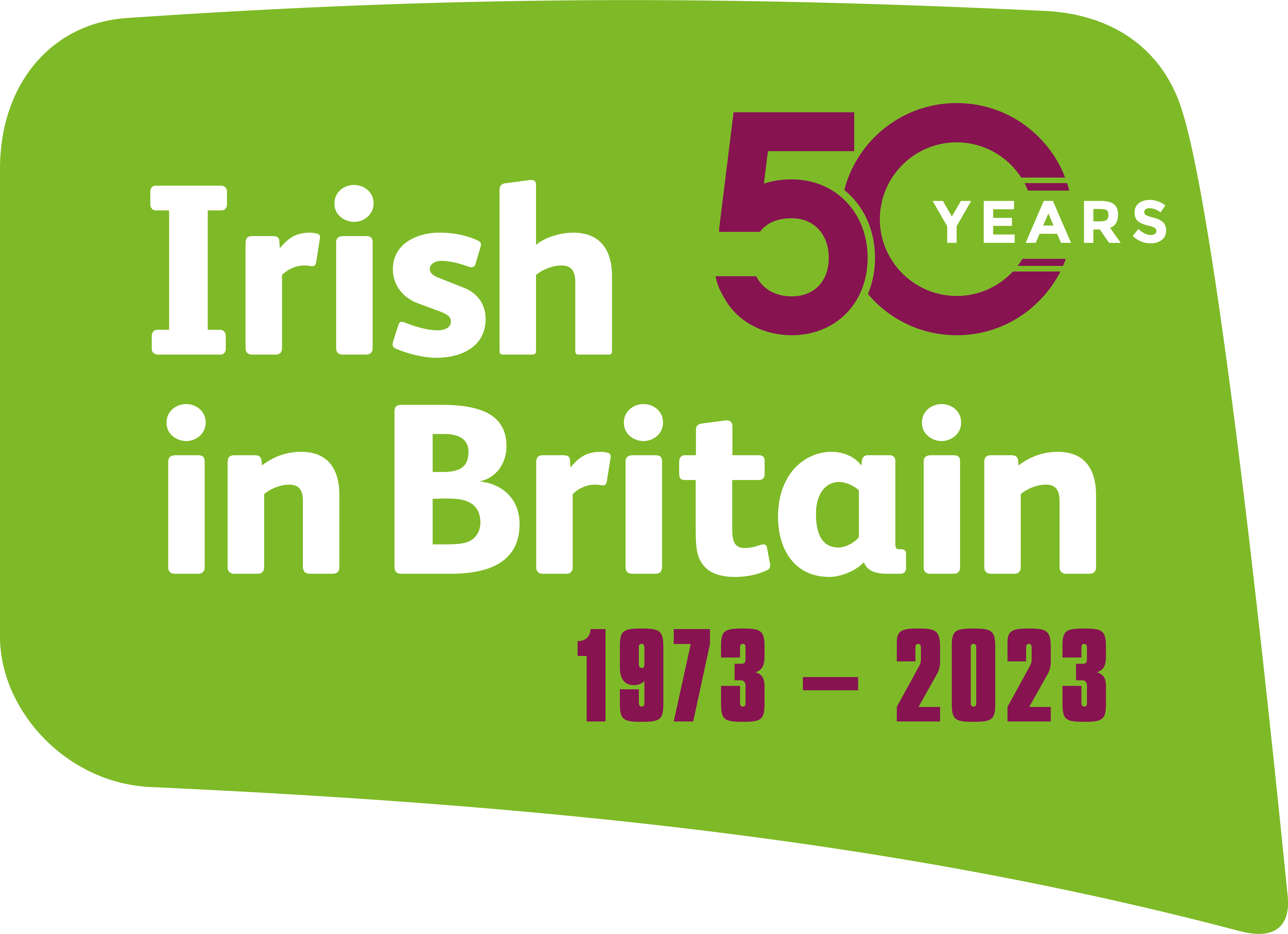 Irish in Britain 50th anniversary logo