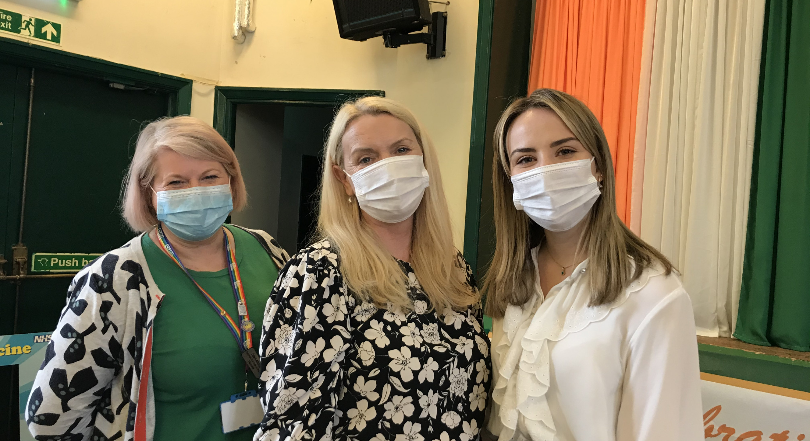 From left: Dawn Atkinson, Mayoress of Lewisham; Valery Nangle, nurse and Irish in Britain volunteer and Ellen Gavin, Irish in Britain's Health Development Officer