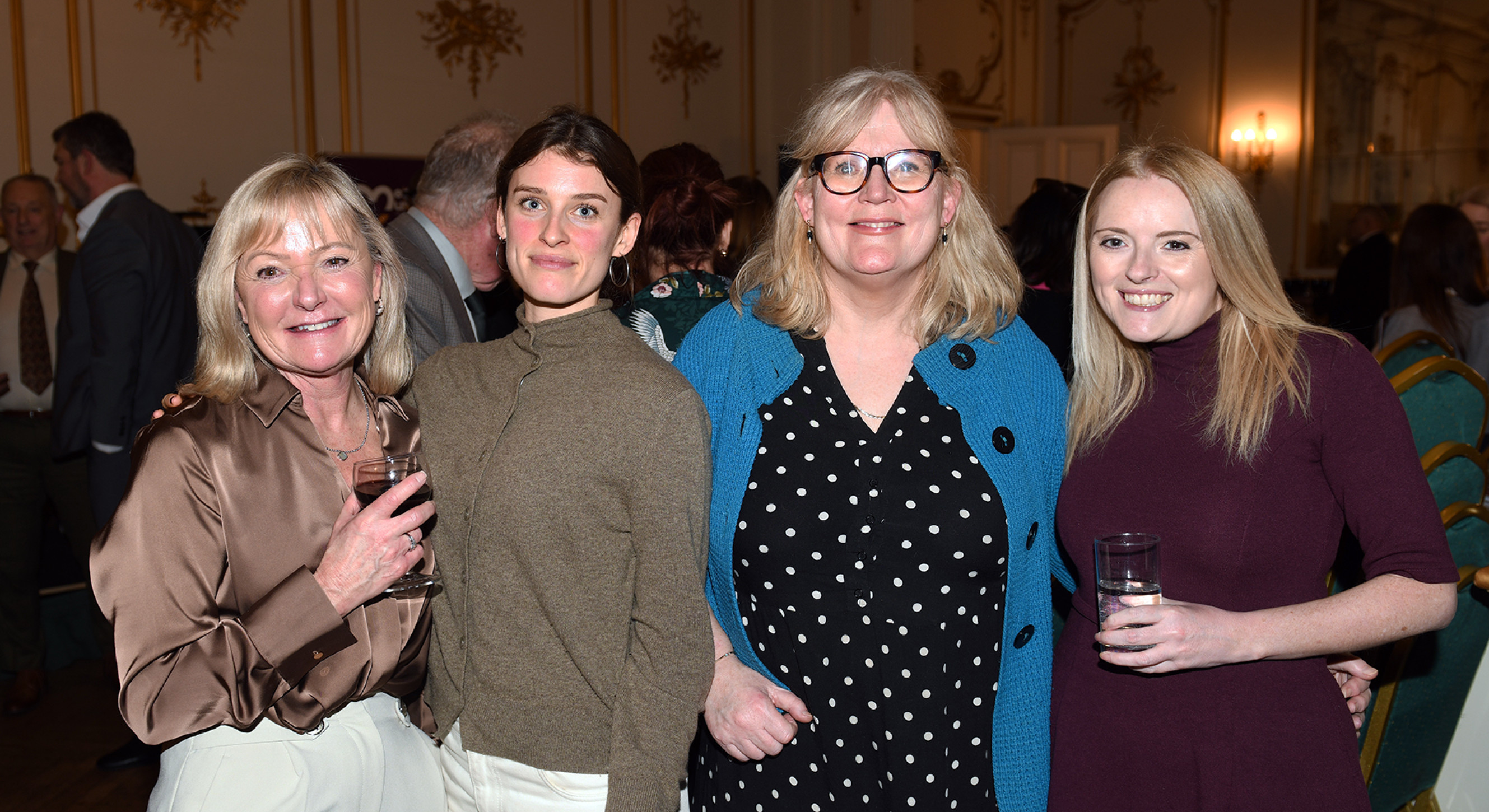 Dee Wright, Hospital Saturday Fund, Lola Pickford and Renee Gallagher, Ashford Place and Caroline Brogan, Coventry Irish Society.