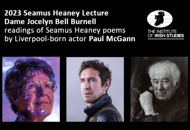 2023 Seamus Heaney Lecture