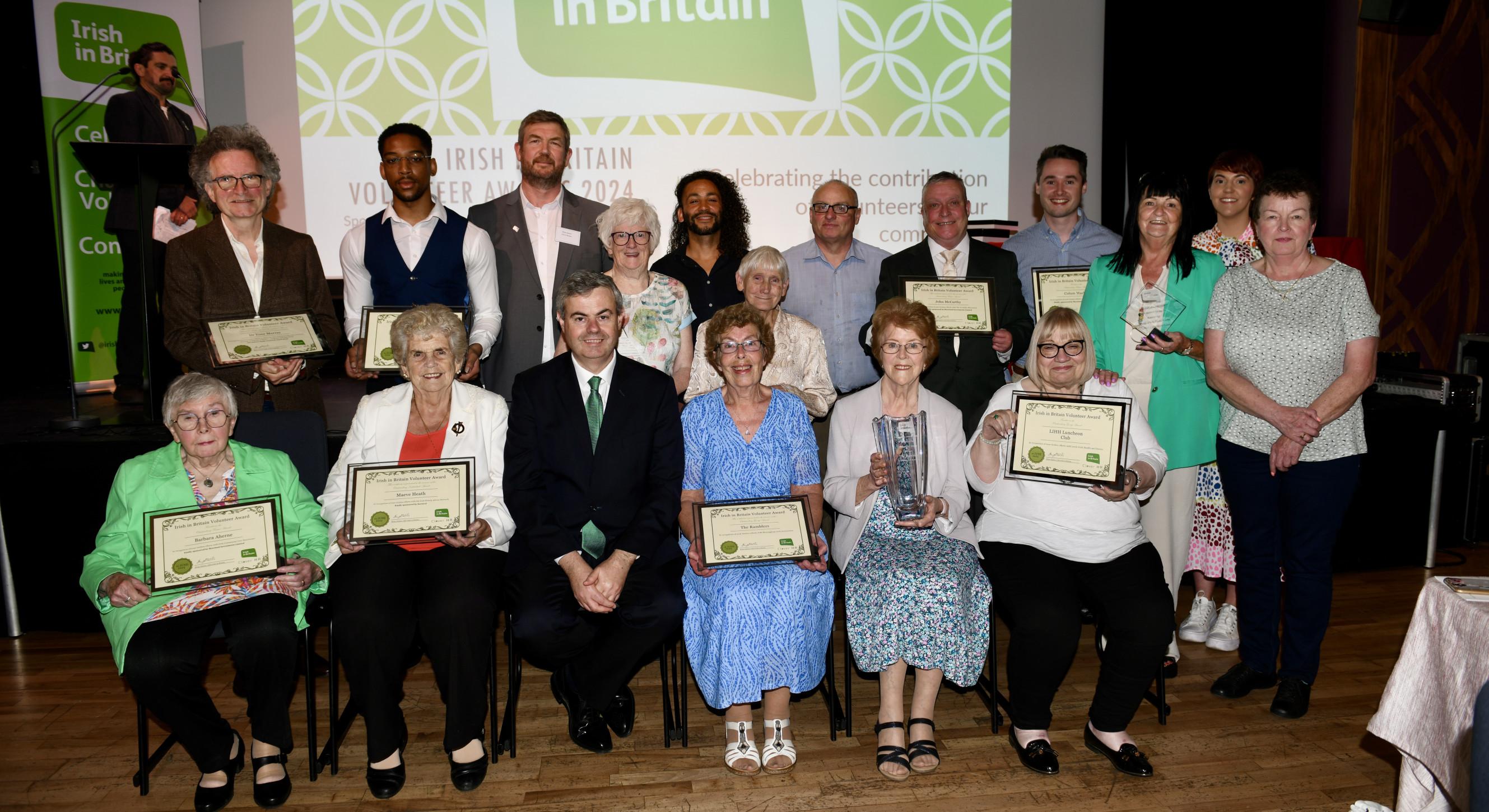 Irish in Britain's Award winners in 2024