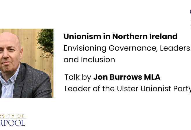 Unionism in Northern Ireland - Jon Burrows MLA