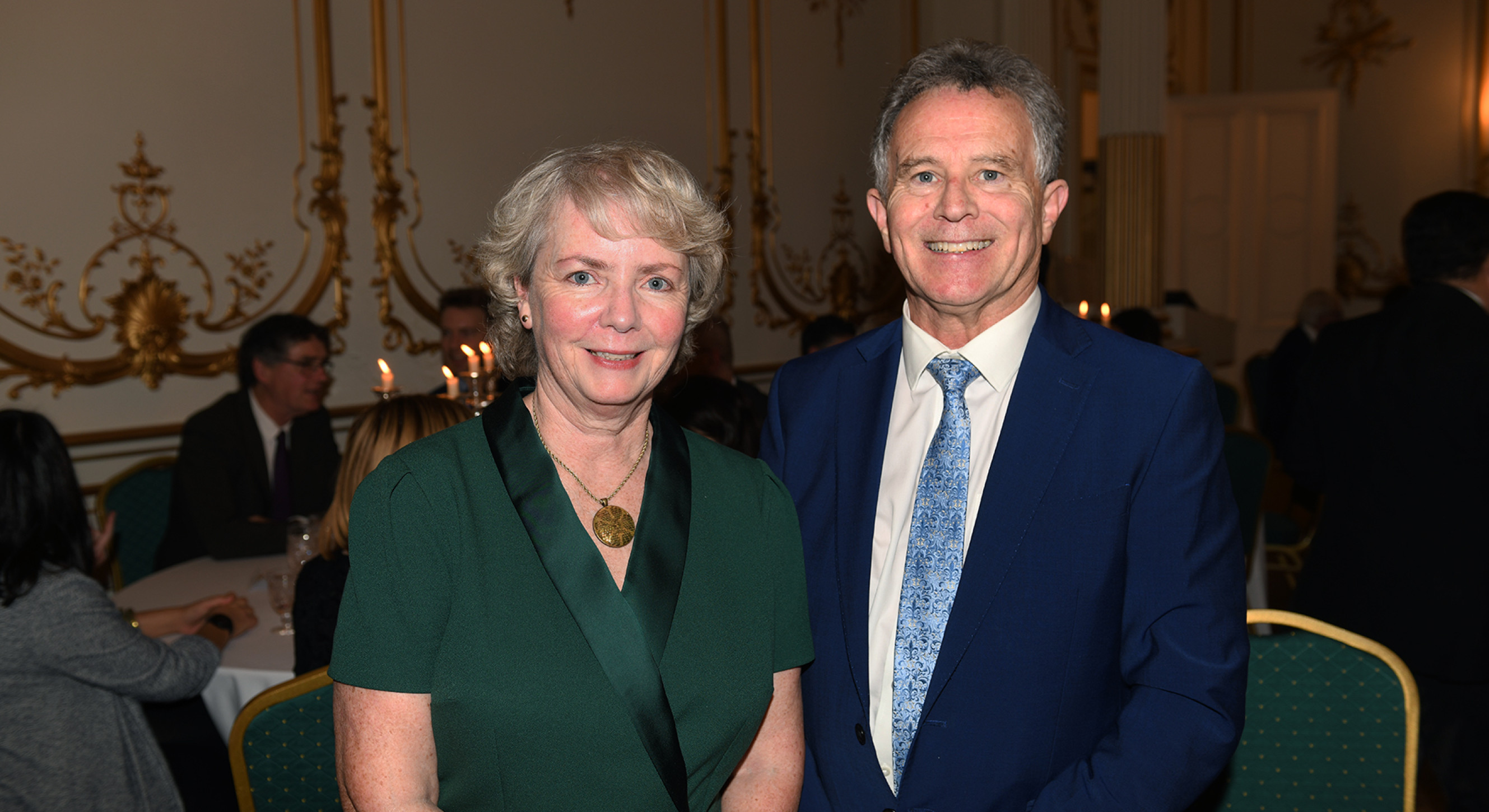 Karin Smyth MP, chair of the APPG on Ireland and the Irish in Britain with Minister Seán Fleming