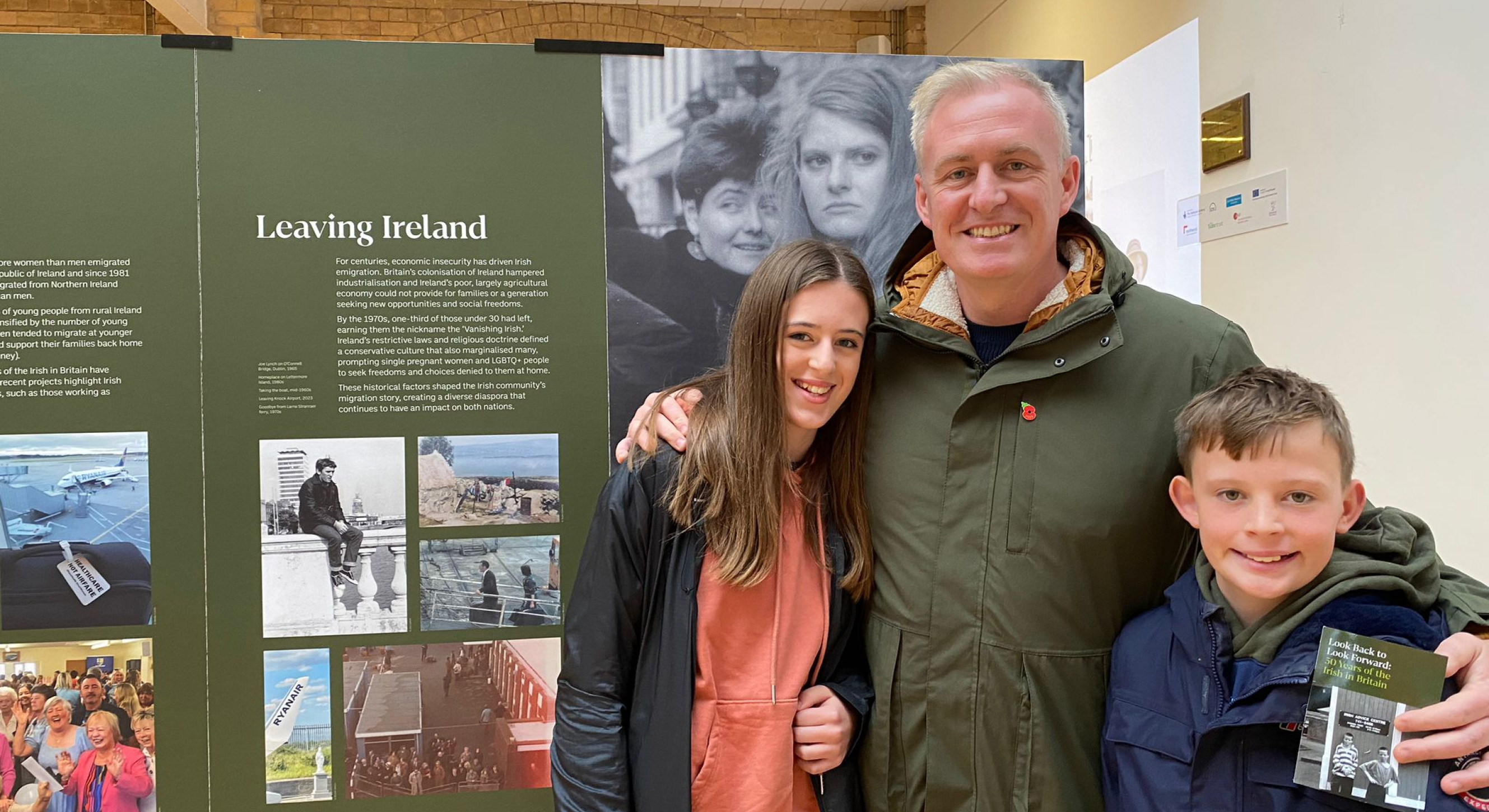Second and third generation Irish: Sean Cloherty 's family