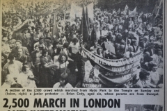 1973 Aug - Anti Internment March - 2