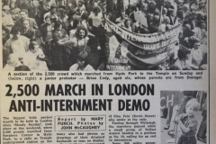 1973 Aug - Anti Internment March